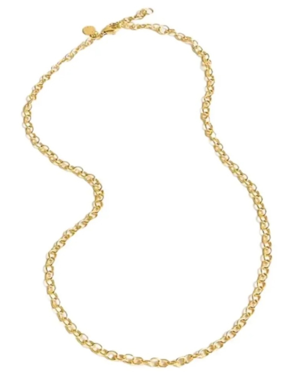 J Crew Demi-Fine 14k Gold Plated 20" Cable Chain Necklace - NWOT